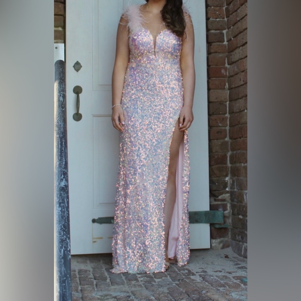 Pink Sequin Formal